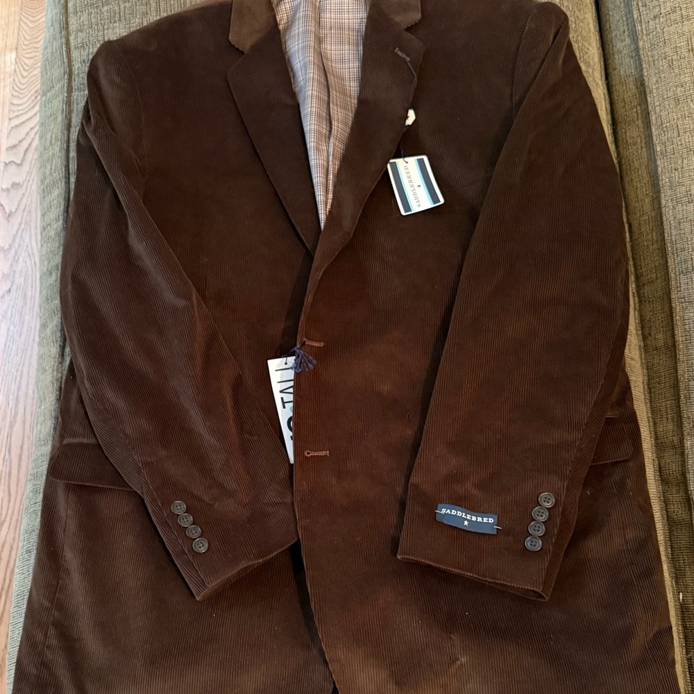Saddlebred Brown Corduroy Blazer